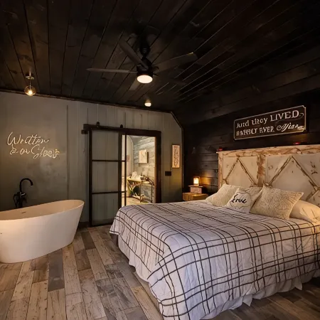 Exclusive Couples Getaway with Romantic Amenities, Private & Beautiful A-Frame