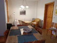 Vacation apartment near the national park and harbor with terrace and parking space
