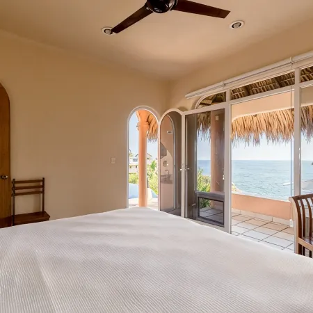 Luxurious Oceanfront Villa - Steps from Manzanillo Beach - Best View in Puerto