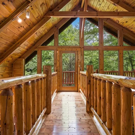 Central Location with Wooded Views and Hot tub