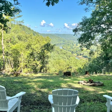 The Stone Cottage! Private with incredible views of the River and Mountains.