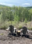THE BLISS-Lake & Mountain View’s, 5 bedrooms 3 1/2 bathrooms in Lake Harmony. - Mountain view