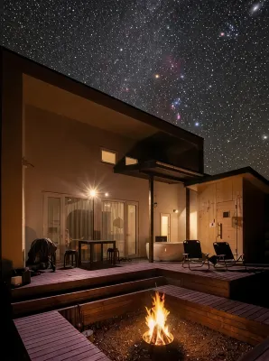 YURAGI｜Karuizawa・Miyota Private Villa｜Sauna・BBQ・Outdoor Bath・Fire Pit - Parkplatz