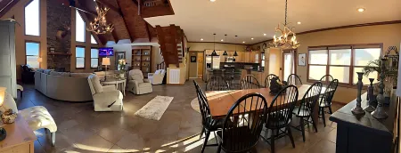 Fabulous Lakeview home with stone fireplace located in Springville / Buchanan