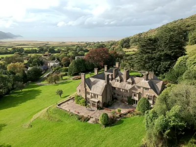 Luxury Bed and Breakfast at Bossington Hall in Exmoor, Somerset