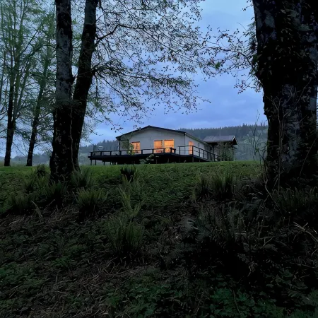 A Cozy 2-bedroom cabin with awesome private Sol Duc River's waterfront