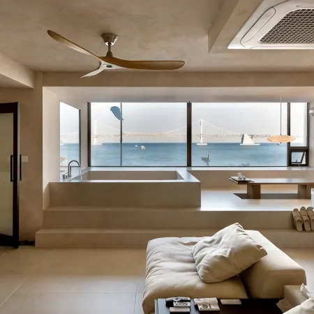 Gwangan Bridge View Beachfront 3BR Apartment 1min to Beach, Stay Goznuk