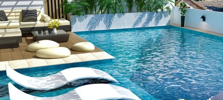 Villa de Blue-Rooftop Pool & Jacuzzi Отели в г. Бол
