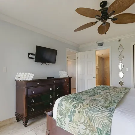 Two Spectacular Ocean Views from the Living Room and Master Bedroom of the Condo