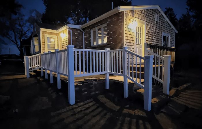 Elegant bay view stay.