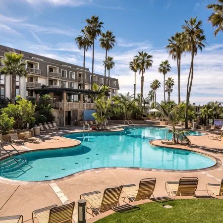 Sunset Harbor and Ocean Views, Modern Coastal Design, Beachfront Resort