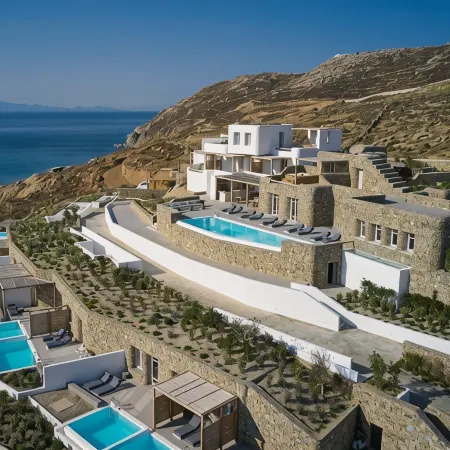 Radisson Blu Euphoria Resort, Mykonos Отели рядом с достопримечательностью «Пляж Аграри»