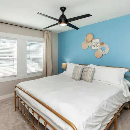 Modern Boho Townhome w/Hidden Reading Nook Near Downtown Des Moines!