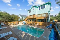 Family Fun House! Private Pool, Putting Green, Walk to Beach, Hot Tub, Game Room - بيت ضيافة