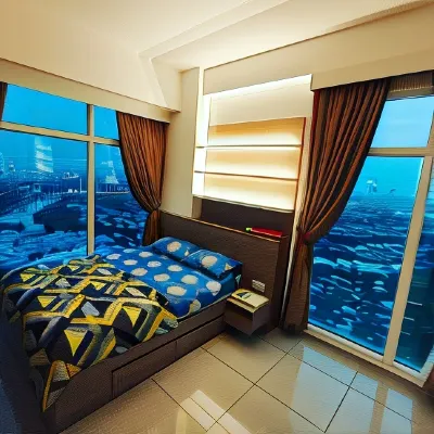 Romantic View at Treepark City Apartement by Echa