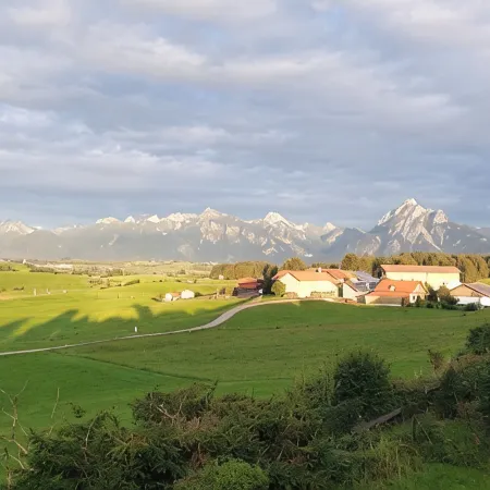 Landhaus Münz, quiet vacation apartment near Hopfen am See near Füssen