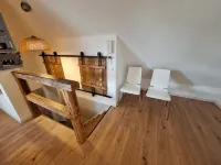 Large central apartment in Bielefeld for up to 8 people.