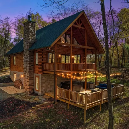 Authentic Log Cabin - Sleeps 10 - Hot Tub - Fire Pit - Hocking Hills