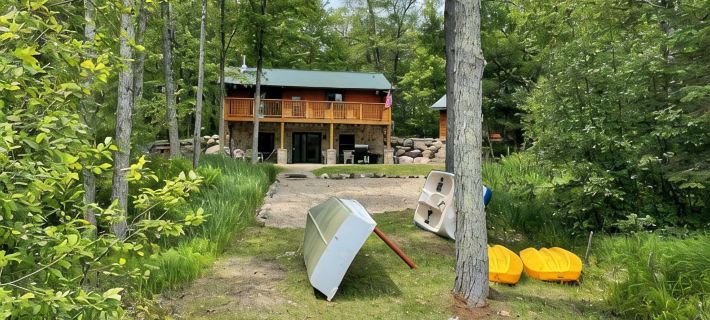 Lakeside Cabin "Serenity" Hotels in Marinette County