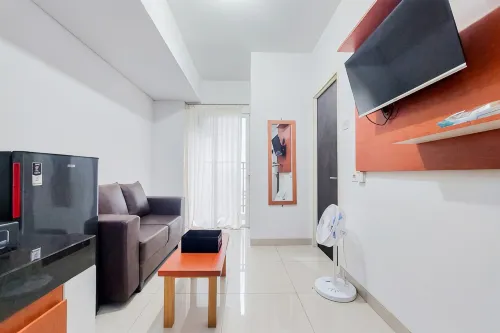 Warm and Minimalist 2Br at Serpong Garden Apartment by Travelio - Wifi
