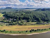 Stylish vacation apartment Zum Dorfladen Rathen in the heart of Saxon Switzerland - Wi-Fi