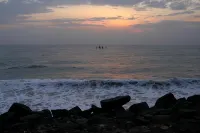 바다를 즐기는 사람 - 해변 체류