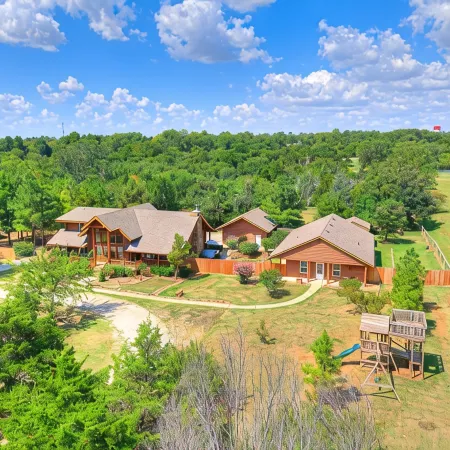 Naffcation Lodge OKC Cabin And Guest House Retreat On 5 Acres
