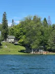 Darling cabin on Lake Huron in the beautiful Les Cheneaux Islands of Cedarville.