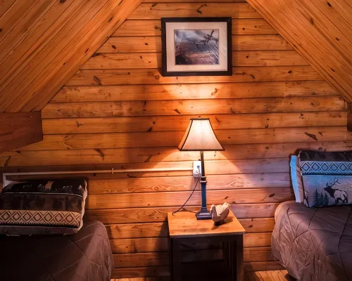 2 Lakeside : Charming 2-bedroom cabin with AC, WiFi in welcoming Solgohachia Hotels in Conway County