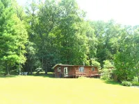 Ohio Cabin near Amish Country Pro Football HOF Hiking trails Near lake Fire Pit. - WiFi
