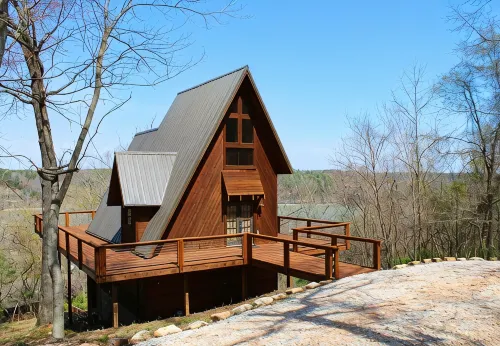 🌟 Lakeview Haven 🌟 A-Frame Treehouse Beaver Lake