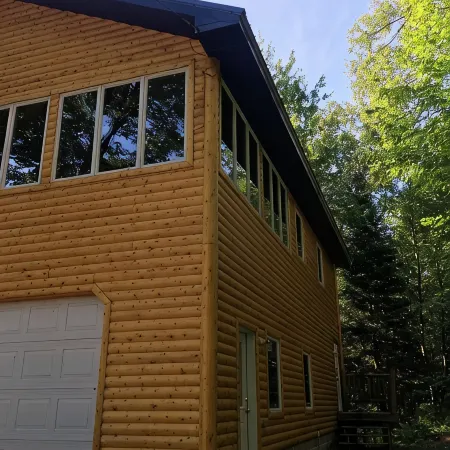 Brimley Beach home next to Brimley State Park