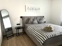 Modern apartment with large balcony. Near city center.