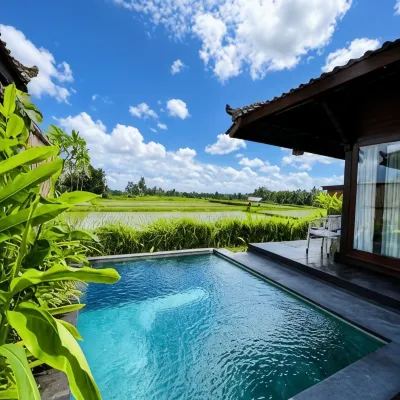 กายันกัน วิลล่า อูบุด โรงแรมใกล้น้ำตกมานูอาบา