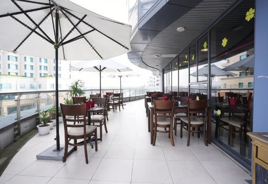 조식 뷔페 현장