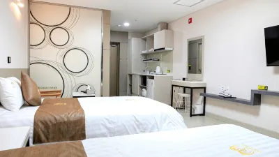 Yeosu Yong Beach Tourist Hostel 亀甲船周辺のホテル