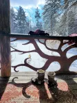 Lovely Log Cabin Retreat: Cozy Fireplace, Beautiful Gardens & Nature - Alphydda