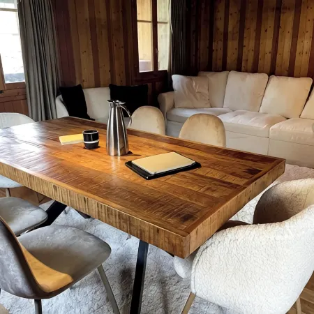Swiss Mountain Chalet, Wooden Interior, Cosy, with a Beautiful View