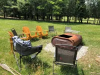 Large 9-acre retreat for families and friends in the woods with wood-fired sauna - 2 stjerner