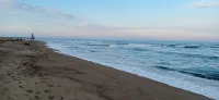 4-person air-conditioned apartment with direct beach access