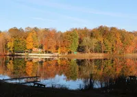 Stevens Lane New Log Cabin - Lamoka Lake - Just Steps from the Water's Edge.