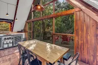 Relaxing A Frame 3-bedroom Cabin with WiFi and AC in Enchanting Forest Setting - 4-Star