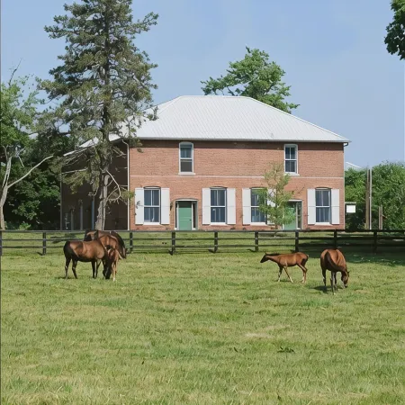 Renovated Train Station on Thoroughbred Horse Farm