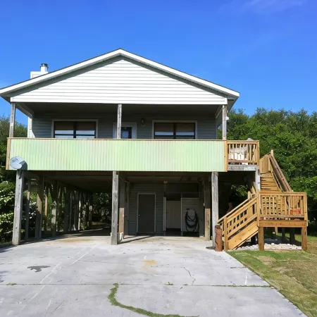 Pet friendly sound side 3 Bdrm/2Bth Non Smoking Beach Box Private Home