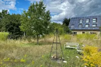 "Brunnenhaus": Stylish vacation home with Mediterranean courtyard and huge garden - Homestays