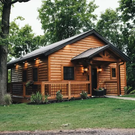 Luxury Treehouse Cabin over Salt Creek - Cabin 1 Hotels in Wayne County
