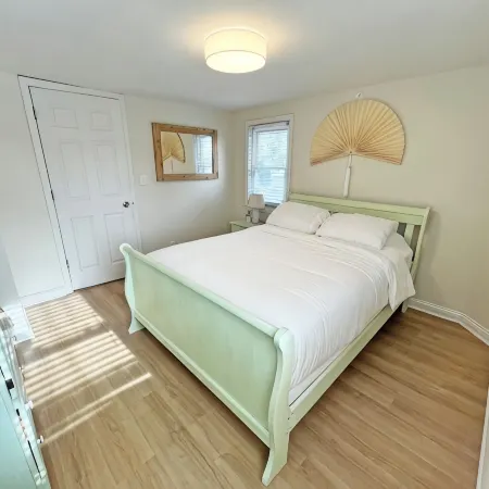 Roomy house in downtown P.A. Walk to everything. Bikes included. Dog-friendly.