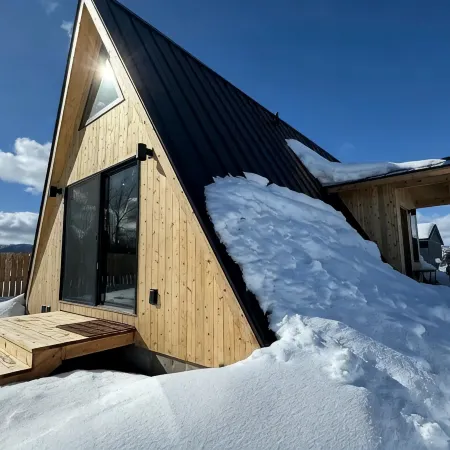 Stylish Nordic A-frame in Downtown Victor