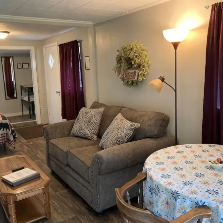 Clean cottage on the Eagle River Chain, dock, firewood, edge of town