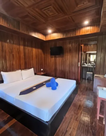 ห้องบังกะโลพร้อมวิวสวน(เตียงใหญ่)